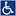 Accessible en fauteuil roulant